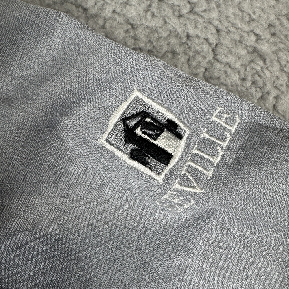 Travis Mathew Skyview Hoodie Mens XXL Heather Sleet Gray Quarter Zip Golf LOGO - Picture 6 of 14